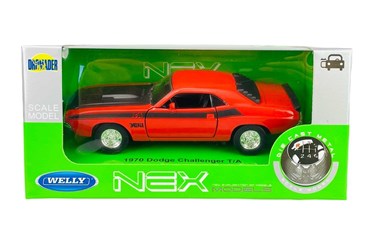 WELLY 1:34 Dodge Challenger T/A 1970 czerwony