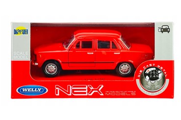 WELLY 1:34 Fiat 125P czerwony
