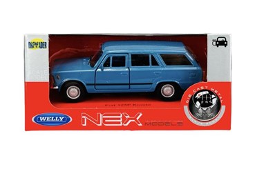 WELLY 1:34 Fiat 125P Kombi niebieski