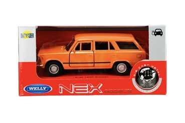 WELLY 1:34 Fiat 125P Kombi pomarańczowy