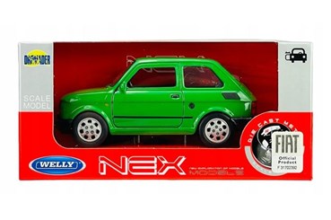 WELLY 1:34 Fiat 126P zielony