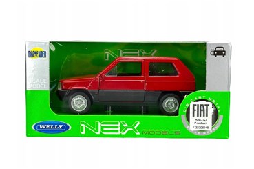 WELLY 1:34 Fiat Panda czerwony