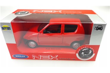 WELLY 1:34 Fiat Seicento czerwony