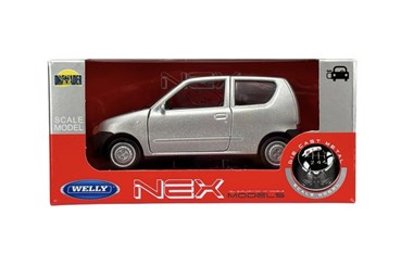 WELLY 1:34 Fiat Seicento srebrny