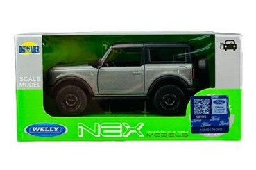 WELLY 1:34 Ford Bronco 2023 grafitowy