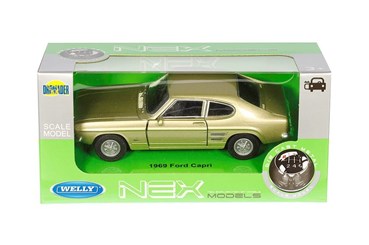 WELLY 1:34 Ford Capri 1969 złoty