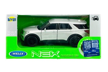 WELLY 1:34 Ford Explorer 2023 srebrny