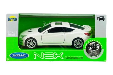 WELLY 1:34 Genesis II Coupe biały