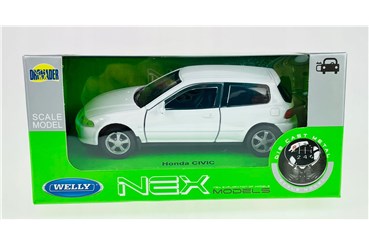 WELLY 1:34 Honda Civic biała