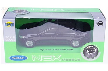 WELLY 1:34 Hyundai Genesis G90 granatowy
