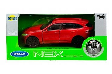 WELLY 1:34 Jaguar F-Pace czerwony