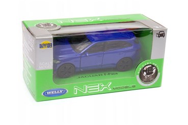 WELLY 1:34 Jaguar F-Pace niebieski