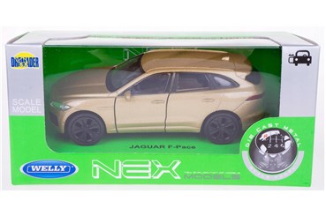 WELLY 1:34 Jaguar F-Pace złoty