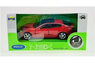 WELLY 1:34 Kia Premium Performance Car czerwony