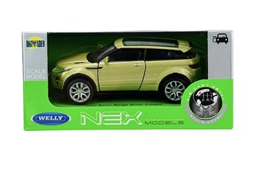 WELLY 1:34 Land Rover Range Evoque złoty