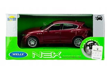 WELLY 1:34 Maserati Levante bordowy