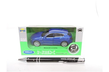WELLY 1:34 Maserati Levante granatowy