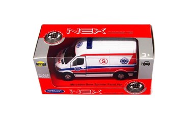 WELLY 1:34 Mercedes-Benz Sprinter Panel Van Ambula
