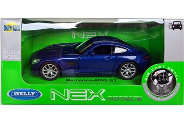 WELLY 1:34 Mercedes-AMG GT granatowy