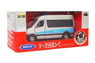 WELLY 1:34 Mercedes-Benz Sprinter Panel Van Policj