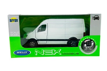 WELLY 1:34 Mercedes-Benz Sprinter Panel Van biały