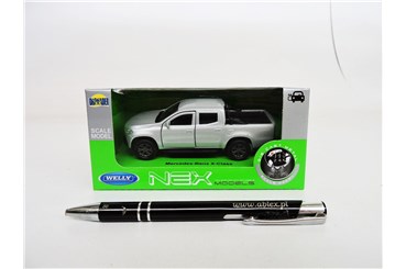 WELLY 1:34 Mercedes-Benz X-Class srebrny