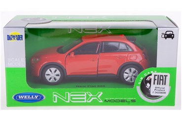WELLY 1:34 New Fiat 600 czer
