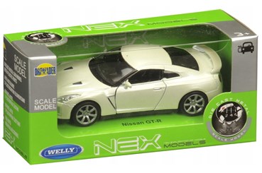 WELLY 1:34 Nissan GT-R  biały