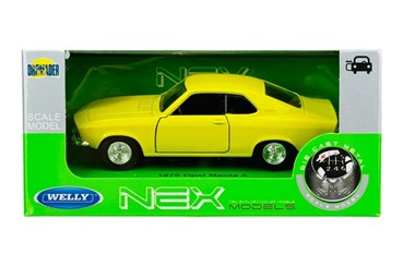 WELLY 1:34 Opel Manta A 1970 żółty