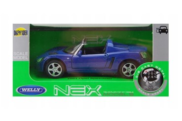 WELLY 1:34 Opel Speedster 2001 niebieski