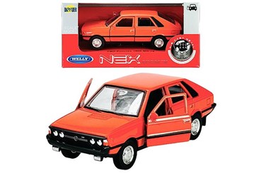 WELLY 1:34 Polonez FSO 1500 MR'78  pomarańczowy