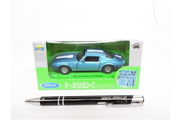 WELLY 1:34 Pontiac Firebird 1972 niebieski