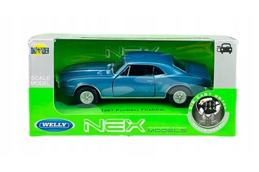WELLY 1:34 Pontiac Firebird 1967 niebieski
