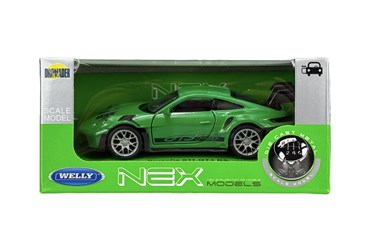 WELLY 1:34 Porsche 911 GT3 RS zielone