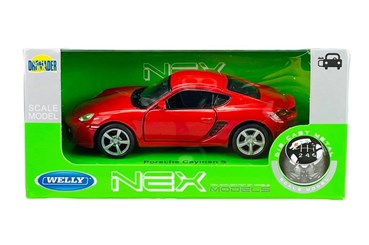 WELLY 1:34 Porsche Cayman S czerwony