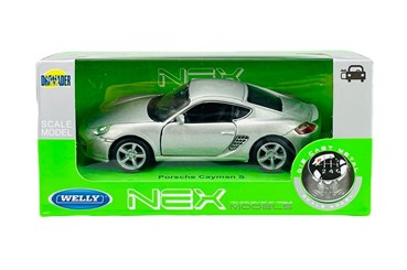 WELLY 1:34 Porsche Cayman S srebrny