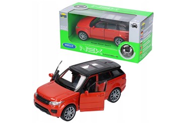 WELLY 1:34 Range Rover Sport pomarańczowy
