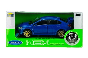 WELLY 1:34 Subaru WRX STI niebieski