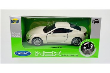 WELLY 1:34 Toyota 86 biała