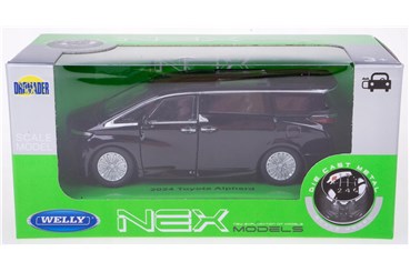 WELLY 1:34 Toyota Alphard 2024, czarna