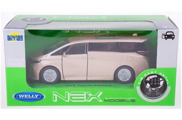WELLY 1:34 Toyota Alphard 2024, złota