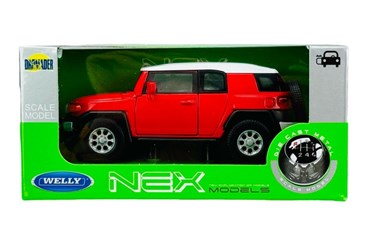 WELLY 1:34 Toyota FJ Cruiser czerwona
