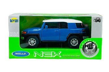 WELLY 1:34 Toyota FJ Cruiser niebieska
