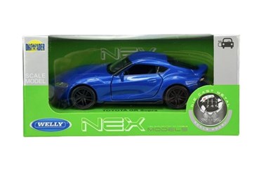 WELLY 1:34 Toyota GR supra niebieska