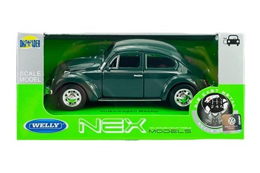 WELLY 1:34 Volkswagen Beetle zielony
