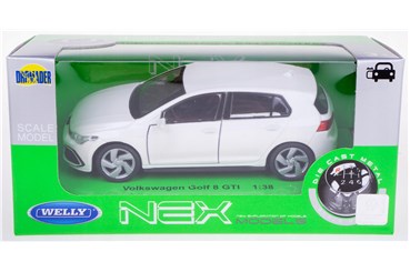 WELLY 1:34 Volkswagen Golf 8 GTI 1:38 biały