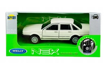 WELLY 1:34 Volkswagen Santana, beż