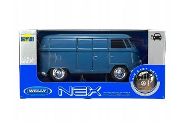 WELLY 1:34 Volkswagen T1 Bus 1963 niebieski