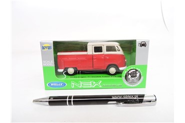 WELLY 1:34 Volkswagen T1 Double Cabin Pick up cze
