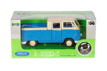 WELLY 1:34 Volkswagen T1 Double Cabin Pick up nieb